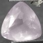 4.45 Ct.Firely Natural Trillion 11 mm. Intense Sweet Pink Africa Rose Quartz Gem