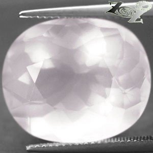 21.27 CT.VVS Full Fire Natural Oval 16*19 mm. Intense Hard Pink Rose Quartz Gems