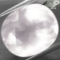 21.27 CT.VVS Full Fire Natural Oval 16*19 mm. Intense Hard Pink Rose Quartz Gems