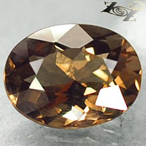 6.42 CT.VVS 1 Natural Oval 11*14 mm. Salmon Yellow Brown Africa Smoky Quartz &ccedil;��&aelig;�&para;