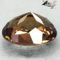 6.42 CT.VVS 1 Natural Oval 11*14 mm. Salmon Yellow Brown Africa Smoky Quartz &ccedil;��&aelig;�&para;