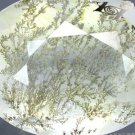 13.09 CT.Unusual Natural Oval 14*18 mm Clear  Black Dendrite White Quartz 瓀