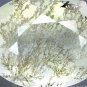 13.09 CT.Unusual Natural Oval 14*18 mm Clear  Black Dendrite White Quartz 瓀