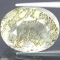 13.09 CT.Unusual Natural Oval 14*18 mm Clear  Black Dendrite White Quartz &ccedil;��