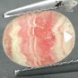 2.02 CT.Natural Oval 7*9 mm. Banded Padparadscha Pink Orange Rhodochrosite Gems
