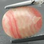 4 CT.Natural Oval 8*10.5 mm. Banded Padparadscha Pink Africa Rhodochrosite Gems