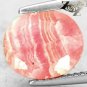5.06 CT.Natural Oval 9*10.5 mm. Clear Banded Padparadscha Pink Rhodochrosite è±é³ç¤¦