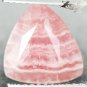 4.7 CT.Natural Trillion 10 mm. Banded Intense Padparadscha Layers Rhodochrosite