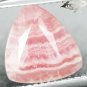 4.7 CT.Natural Trillion 10 mm. Banded Intense Padparadscha Layers Rhodochrosite