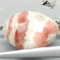 5.9 CT.Natural Trillion 10.5 mm. Banded Padparadscha Pink Orange Rhodochrosite