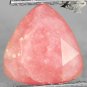 Natural Trillion 7.5*8 mm. Padparadscha Pink Africa Rhodochrosite 1.21 Ct.Gems