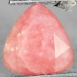 Natural Trillion 7.5*8 mm. Padparadscha Pink Africa Rhodochrosite 1.21 Ct.Gems