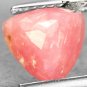 Natural Trillion 7.5*8 mm. Padparadscha Pink Africa Rhodochrosite 1.21 Ct.Gems