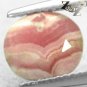 3.11 CT.Natural Oval 8*9 mm. Padparadscha Orange Pink Layer Rhodochrosite è±é³ç¤¦