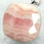 2.53 CT.Natural Cushion 7.5 mm. Banded Padparadscha Pink Orange Rhodochrosite