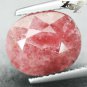 5.74 CT.Natural Oval 9*10.5 mm.Intense Red Pink United States Rhodochrosite Gem