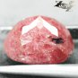 5.74 CT.Natural Oval 9*10.5 mm.Intense Red Pink United States Rhodochrosite Gem