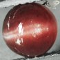 Natural Round 6.3 mm. Strong Ca'ts Eye Intense Pink Red Scapolite 1.53 CT.Gems