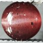 Natural Round 6.3 mm. Strong Ca'ts Eye Intense Pink Red Scapolite 1.53 CT.Gems