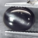 2.78 CT.Natural Oval 7.5*10 mm. Cat's Eye Tanzania Hard Purple Scapolite Gems