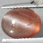 3.3 Ct.Natural Oval 8*10 mm. Cat's Eye Effect Tanzania Red Brown Scapolite Gems