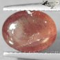 3.3 Ct.Natural Oval 8*10 mm. Cat's Eye Effect Tanzania Red Brown Scapolite Gems