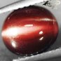 3.15 CT.Natural Oval 7.5*9 mm. Strong Cat's Eye Effect Brown Red Scapolite Gems