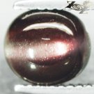 2.17 CT.Natural Oval 7*8 mm. Strong Cat's Eye Tanzania Brown Red Scapolite Gems