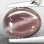 Natural Oval 6.5*8.5 mm. Strong Cat's Eye Intense Purple Red Scapolite 1.29 CT.