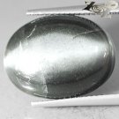 13.34 CT.Natural Oval 14*18.5 mm. Cat's Eye Effect Tanzania Gray Brown Scapolite