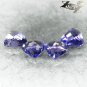 VVS 1 Natural Trillion 4 mm/4 pcs. Match Mozambique Purple Scapolite 0.24 CT.Gem