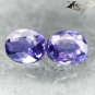 Flawless Natural Oval 4*4.5 mm. Match Pair Mozambique Purple Scapolite 0.25 CT.