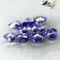 VVS1 Natural Trillion 4.5-5mm/9Pcs Intense Purple Scapolite 0.3 CT/Pcs 紫色方柱石