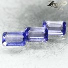 Flawless Natural Emerald 3*5mm/3Pcs Mozam Intense Purple Scapolite 0.26 CT/Pc