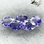 VVS 1 Natural Oval 3.5*4.5/5Pcs. Mozambique Intense Purple Scapolite 0.22 CT/Pc
