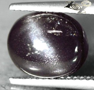 3.43 CT.Natural Oval 9*11 mm. Cat's Eye Effect Tanzania Purple Scapolite Gems