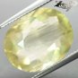 11.41 CT.Unusual Natural Oval 14*17.5 mm. Strong Pleochroism Yellow Scapolite