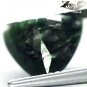 2.69 CT.Natural Trillion 10 mm. Chatoyant Green Seraphinite Clinochlore æ–œç¶ æ³¥çŸ³