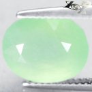 5 CT.Natural Oval 9.5*12 mm. Intense Apple Green Africa Serpentine Serpentite