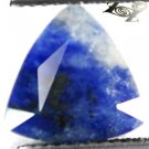 3.57 CT.Unusual Natural Trillion 10 mm. Silver Pyrite Crystal Matrix Sodalite