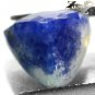 3.57 CT.Unusual Natural Trillion 10 mm. Silver Pyrite Crystal Matrix Sodalite