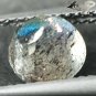 Natural Round 7 mm. Spark Blue Schiller Whole Crystal Gray Spectrolite 1.56 CT.