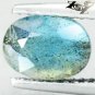 Natural Oval 6*8 mm Intense Blue Schiller Whole Crystal Gray Spectrolite 1.55 CT