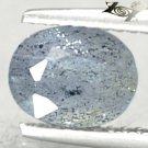 Natural Oval 6*8 mm. Intense Bright Blue Schiller Grey Spectrolite 1.56 CT.Gems