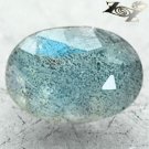 Natural Oval 6*8 mm. Intense Blue Schiller Whole Piece Gray Spectrolite 1.52 CT.