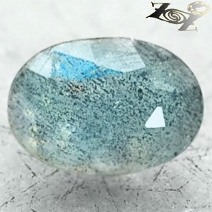 Natural Oval 6*8 mm. Intense Blue Schiller Whole Piece Gray Spectrolite 1.52 CT.