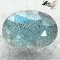 Natural Oval 6*8 mm. Intense Blue Schiller Whole Piece Gray Spectrolite 1.52 CT.