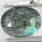 Strange Natural Oval Bi Color  6*8.5 mm. Schiller Each Half Spectrolite 1.76 Ct