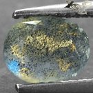 Natural Oval 6*8 mm. Spakling Blue Labradorescence Grey Spectrolite 1.35 Ct.Gems