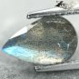 2.15 Ct.Natural Pear Blue Labradorescence Whole Grey Spectrolite Gems